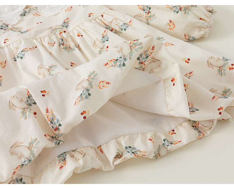 Easter Bunny Blossom Princess Dress
