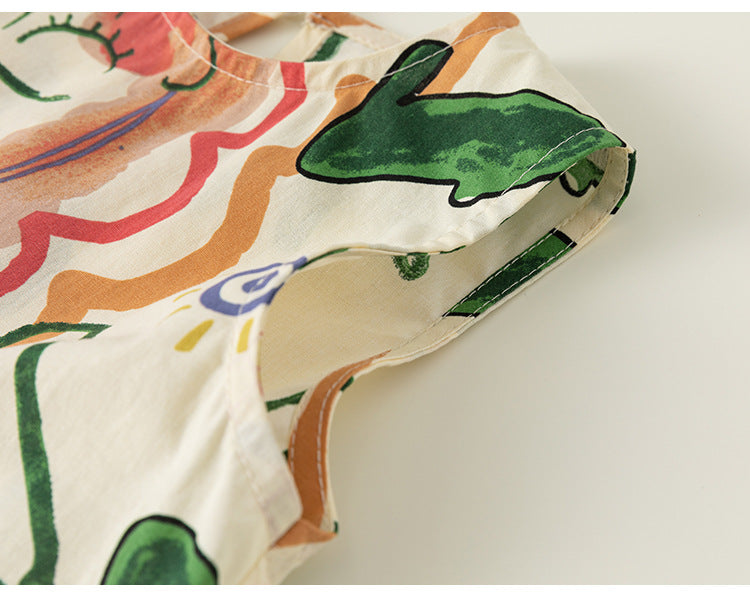 Sleeveless A-Line Toddler & Kids Dress