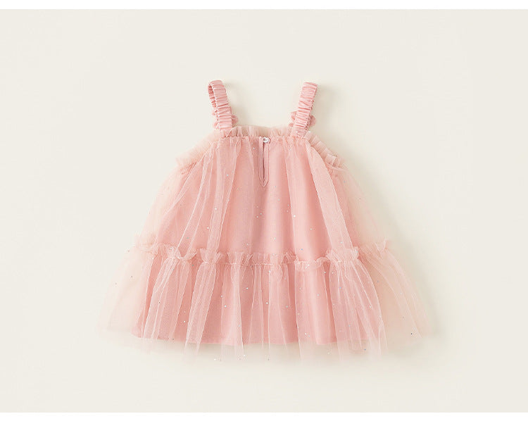Sweet Floral Princess Tulle Dress