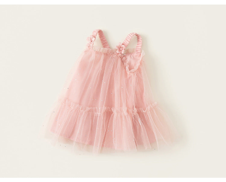 Sweet Floral Princess Tulle Dress