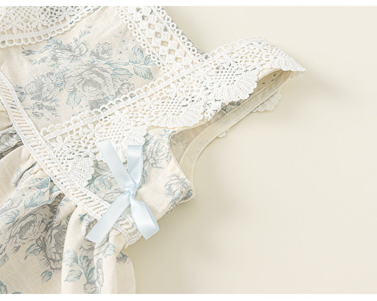 Vintage Lace Floral Dress