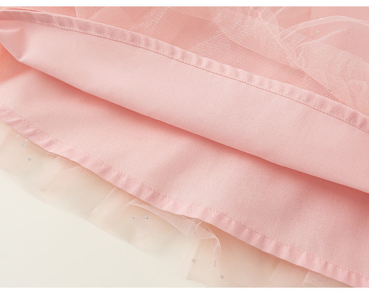 Sweet Floral Princess Tulle Dress