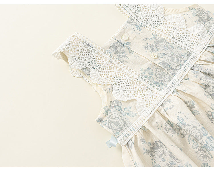 Vintage Lace Floral Dress