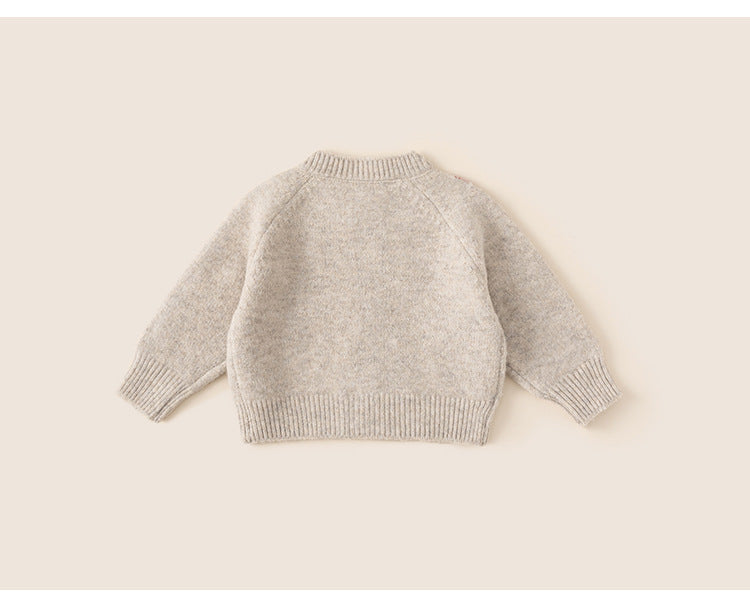Strawberry Knit Cardigan Baby Girl