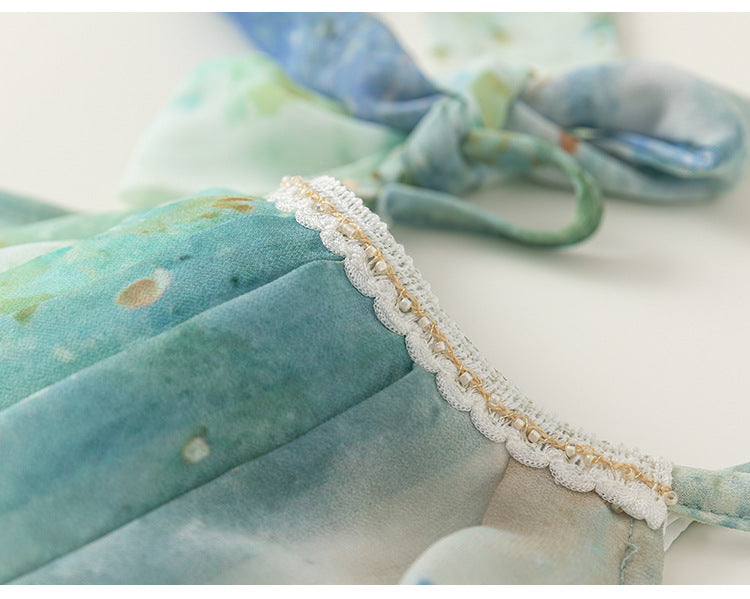 Elegant Gradient Sleeveless Dress Baby Girl